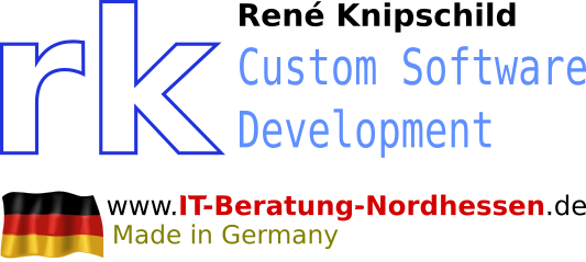 René Knipschild – Custom Software Development | www.IT-Beratung-Nordhessen.de – Made in Germany
