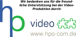 Wir bedanken uns für die freundliche Unterstützung bei der Video-Produktion durch HP-Video (www.hpo-com.de).